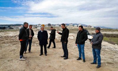Kanal Kütahya inşaat alanında incelemelerde bulundu