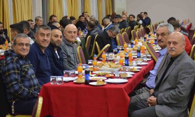 Maden işçileri iftarda bir araya geldi