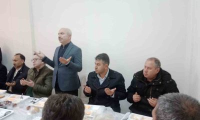 Gediz’de köylüler tarafından iftar yemeği verildi