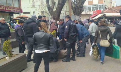 Aniden yere yığılan vatandaş yürekleri ağıza getirdi