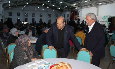 Kaymakamı Ünal ve Başkan Şahin, depremzede aileler ile iftar yemeğinde buluştu