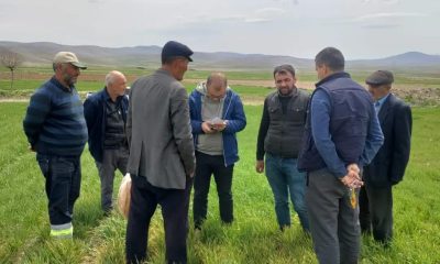 Ekinlerde görülen hastalıklara karşı bilgilendirme toplantısı yapıldı