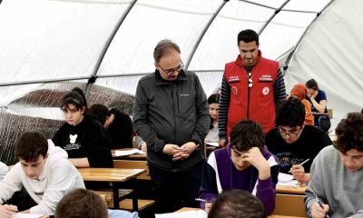 Vali Kızılkaya Elbistan’da öğrenciler ile buluştu