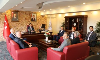 Rektör Ahmet Tekin’e tebrik ziyaretleri devam ediyor