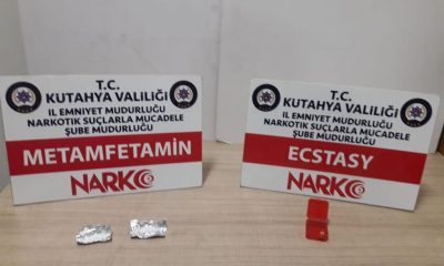 Kütahya’da durdurulan araçta uyuşturucu ele geçirildi