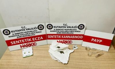 Kütahya’da bir evde uyuşturucu ele geçirildi
