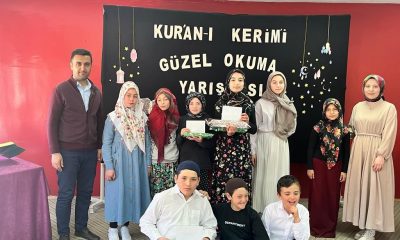 Hisarcık Karbasan Ortaokulunda Kur’an-ı Kerim’i güzel okuma yarışması