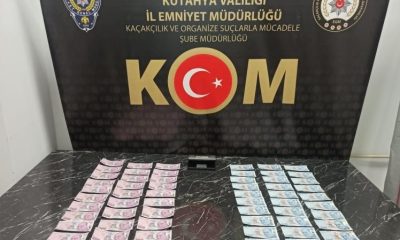 Kütahya’da ormanlık alanda toprağa gömülü 9 bin 500 TL sahte para bulundu