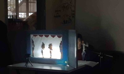 Öğrencilerin gerçekleştirdiği gölge oyunu etkinliği büyük ilgi gördü