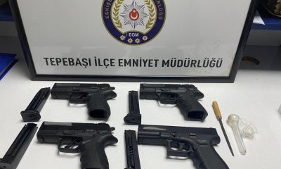 4 adet tabanca ile yakalanan şahıs tutuklandı
