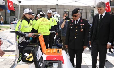 Trafik Haftası çerçevesinde stant kuruldu