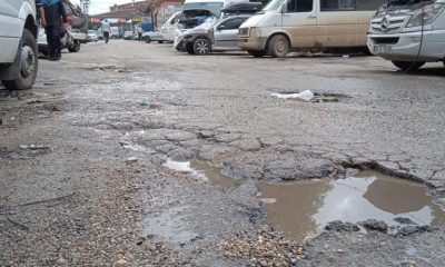 Sanayi esnafı bozuk yollara kalıcı çözüm istiyor