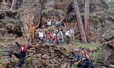 Doğa yürüyüşçüleri Zahran Vadisi’nde eşsiz manzaraları fotoğrafladı