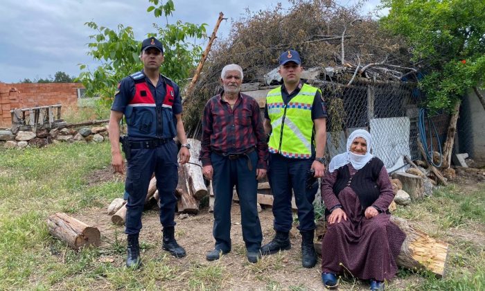 Kaybolan küçükbaş hayvanları jandarma buldu