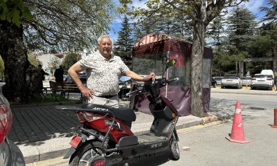 Çalınan motosikletinin ardından gözyaşı döken engelli simitçiye Vali Erol Ayyıldız’dan yardım geldi