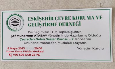 ESÇEVDER KOROSU THM KONSERİ VERİYOR !