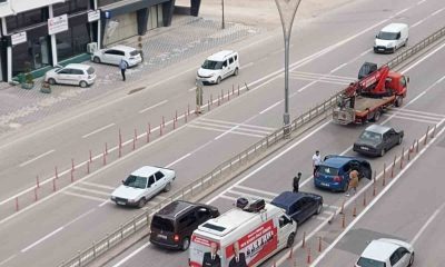 MHP seçim aracı zincirleme kazaya karıştı