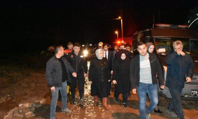 MİLLETVEKİLİ GÜRCAN YEMİN TÖRENİ SONRASI AFET BÖLGESİNDE İNCELEMELERDE BULUNDU