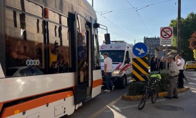 Tramvay kazası şehir içi ulaşımı aksattı
