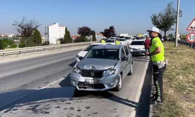 Çevre yolunda 9 aracın karıştığı zincirleme Kazada 5 Kişi Yaralandı