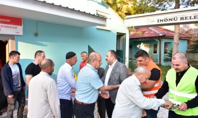 İnönü Belediyesinin geleneksel bayramlaşma geleneği devam ediyor