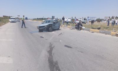 Çifteler’de iki otomobil çarpıştı: 5 yaralı (Video Haber)
