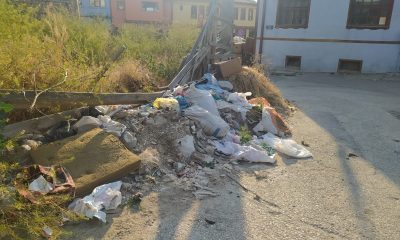 Tarihi bölgeye şuursuzca atılan çöp ve molozlar görüntüler oluşturdu