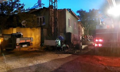 Sivrihisar’da Trafo Patlaması sonucu Yangın çıktı