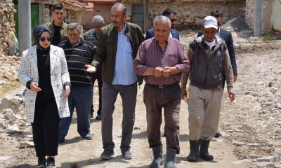Seyitgazi Kaymakamı Yeşim Altın sel afeti yaşanan bölgede