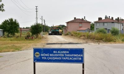 İnönü’de asfalt çalışmaları hız kesmeden devam ediyor