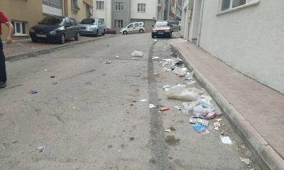 Bu sokakta çöp konteynerı yok