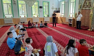 Yaz Kur’an Kursu öğrencilerine cami gezisi
