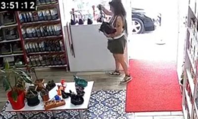 Tütüncüde gözüne kestirdiklerini tek tek çaldı (Video Haber)