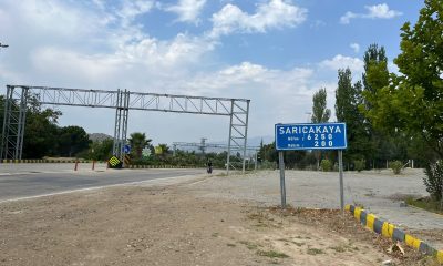 Sıcaklık rekoru kırılan Sarıcakaya adeta yanıyor