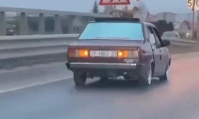 Tehlikeli yolculuk kameraya yansıdı (Video Haber)