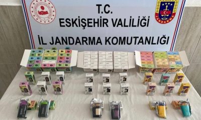 Kaçak elektronik sigara satışı yapmaya hazırlanan şahıs yakayı ele verdi