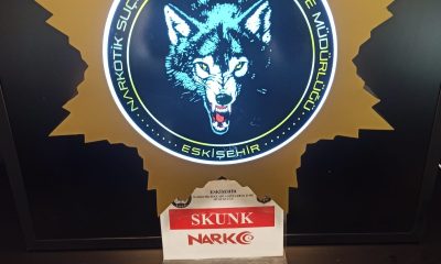 1 kilogram esrar ele geçirildi