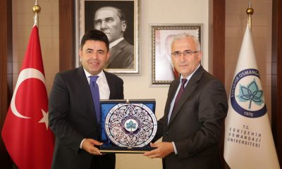 Ulaştırma ve Altyapı Bakanlığı Bakan Yardımcısı Osman Boyraz’dan ESOGÜ Rektörü Prof. Dr. Kamil Çolak’a Ziyaret