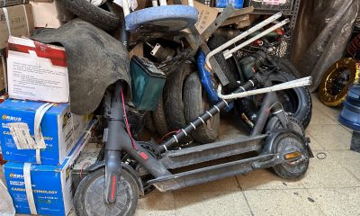 Scooterlar güneş altında şarj edilmemeli