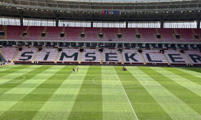 Yeni Atatürk Stadyumu’nda milli maç öncesi yoğun çalışma