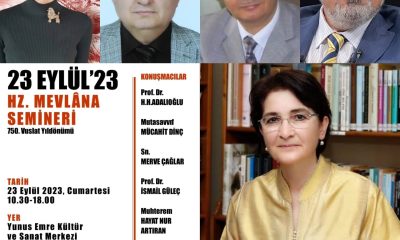 Hz. Mevlâna yılına özel seminer düzenlenecek