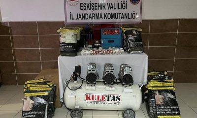 Eskişehir’de jandarma 11 kilogram kaçak tütün ele geçirdi