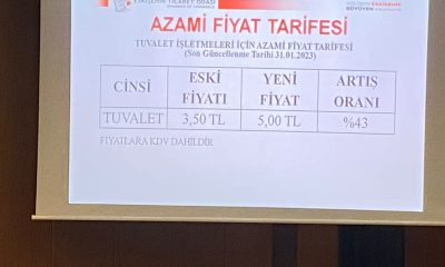 Eskişehir’de tuvalet fiyatları 5 TL oldu