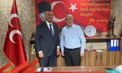 Ahmet Sivri’den MHP İl Başkanı Candemir’e Ziyaret