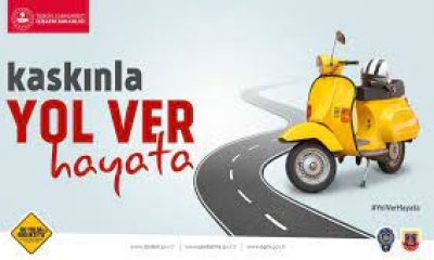 Trafik Denetleme Şube Müdürlüğünden hayati önlem; *KASKINLA YOL VER HAYATA*