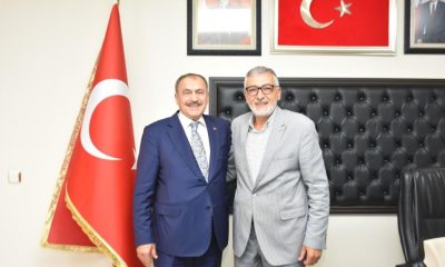 Eski Bakan Eroğlu’ndan Başkan Bozkurt’a ziyaret