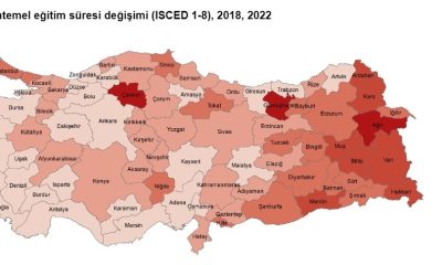TÜİK’e göre Eskişehir muhtemel eğitim süresinin en çok düşüş gösterdiği iller arasında