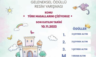Öğrencilerin Tük masalları çizimleri yarışacak