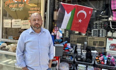 Filistin halkına destek veren esnaf Müslüman ülkelerin duyarsızlığından yakındı