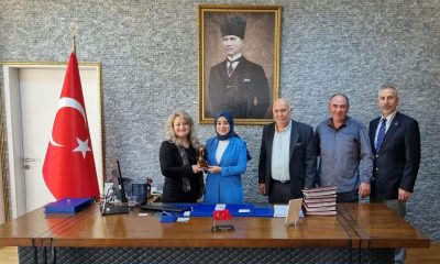 Mahmudiye Kaymakamı Kalkan’a ‘hoş geldin’ ziyareti